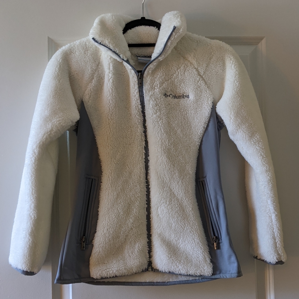 Columbia fuzzy winter jacket